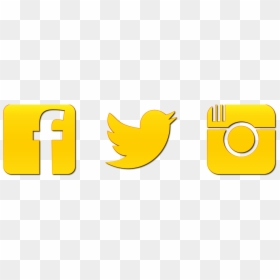 Facebook Instagram Twitter Icons Orange, HD Png Download - twitter icon png