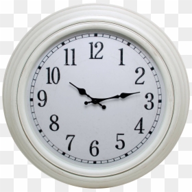 White Wall Clock Png, Transparent Png - clock png
