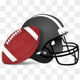 American Football Helmet And Ball, HD Png Download - football png
