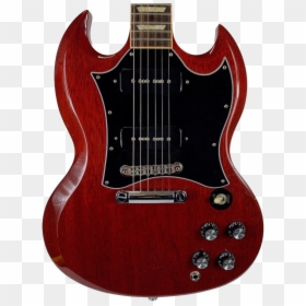 Gibson Sg Red Custom Chicago Music Exchange, HD Png Download - gibson sg png
