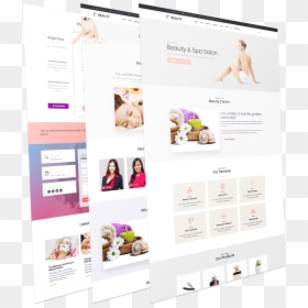 Beauty & Spa Salon Jomla Template - Creative Web Design Templates Png, Transparent Png - cosmetology png