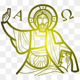 Pantocrator Clipart, HD Png Download - jesus transparent png