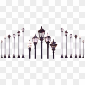 Decorative Light Transparent Background - Decorative Street Lights, HD Png Download - street pole png