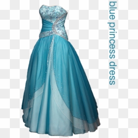 Thumb Image - Frozen Elsa Dress Png, Transparent Png - blue dress png
