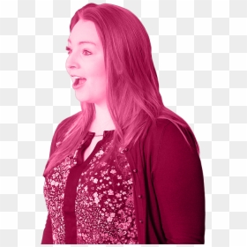 Girl, HD Png Download - person singing png