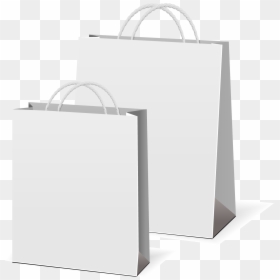 Shopping Bag Png Background Image - Shopping Bag Black Background Png, Transparent Png - white bag png