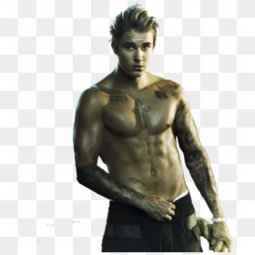 Justin Bieber Png 2017 Muscles By Amberbey - Justin Bieber Shirtless Hot, Transparent Png - justin bieber pngs