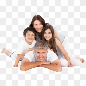 Family Mother Father Son Daughter - High Key Family Portrait Photography, HD Png Download - daughter png