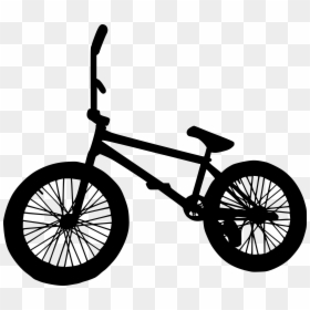 Transparent Bmx Bike Silhouette, HD Png Download - person riding bike png