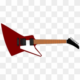 Explorer Guitar Clipart, HD Png Download - rock guitar png