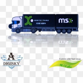 Paper Usb Twist, HD Png Download - cargo truck png