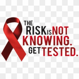 Hiv Get Tested, HD Png Download - hiv ribbon png