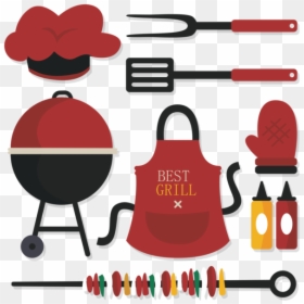 Tout Pour Le Barbecue, Kit Png, Tube - Barbecue Vector Png, Transparent Png - bbq clipart png
