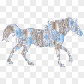 Horse Like Mammal,organism,horse - American Paint Horse, HD Png Download - carousel horse png