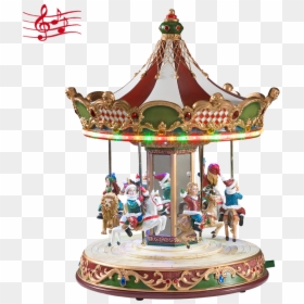 Giant Carousel, Music Box - Käthe Wohlfahrt Karussell, HD Png Download - carousel horse png