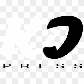 Kid Press Logo Black And White - Voss Water, HD Png Download - white kid png