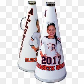 Personalized Cheer Megaphones, HD Png Download - cheerleader megaphone png