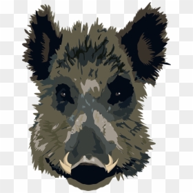 Wild Boar Clipart, HD Png Download - pig head png