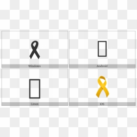 Reminder Ribbon On Various Operating Systems - Circle With Line Through It Horizontally Symbol, HD Png Download - reminder icon png