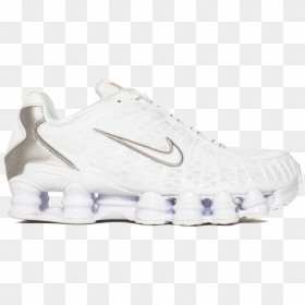 Nike Sneakers Shox Tl White Av3595- - Adidas Nite Jogger Pink, HD Png Download - nike png white