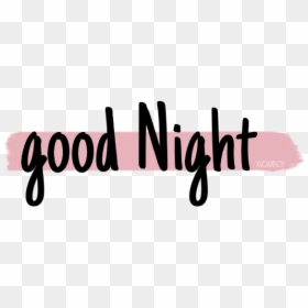Transparent Good Night Png Text, Png Download - good night png