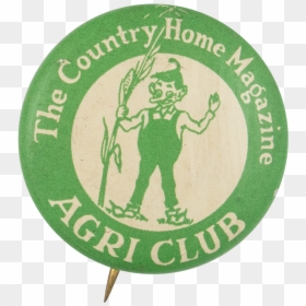 Country Home Magazine Agri Club Button Museum - Label, HD Png Download - cornstalk png
