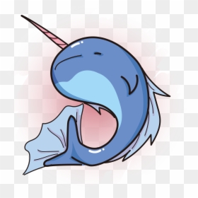 Narwhal Animal Cartoon Vector Png And Image Clipart - Animal Clipart Narwhal, Transparent Png - animal vector png