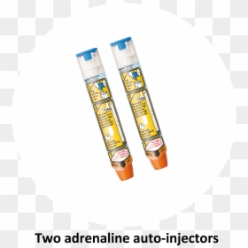 Two Adrenaline Pens Button - Polycount, HD Png Download - epipen png
