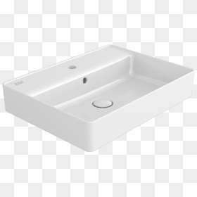 Basins Vessel With Deck Single Hole - Opbouw Wastafel, HD Png Download - sink top view png