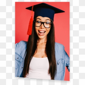 Graduation, HD Png Download - college girl png