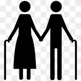 Elders Icon, HD Png Download - couple holding hands png