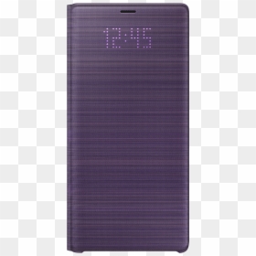 Samsung Galaxy Note 9 Led Wallet Cover Lavender Purple - Smartphone, HD Png Download - purple galaxy png