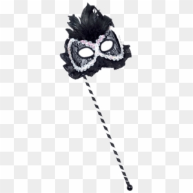 Black And White Masks, HD Png Download - black masquerade mask png
