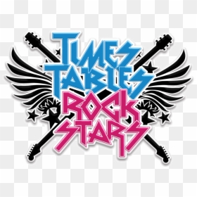 Times Table Rockstars Display, HD Png Download - rock star png