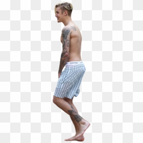 Justin Bieber In Underpants Png Image - Boy, Transparent Png - person laying png
