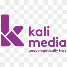 Kali Media Logos Purple Stacked Tagline, HD Png Download - kali png