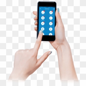 Phone In Hand Transparent Background, HD Png Download - cell phone in hand png