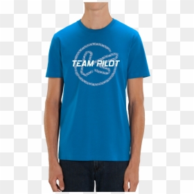 T Shirt Front Blue Kortel Team Web2000 - T-shirt, HD Png Download - blue tshirt png