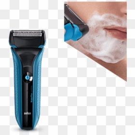 Braun Electric Shaver Waterproof, HD Png Download - straight razor vector png