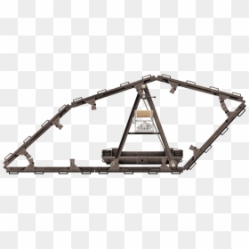 Roller Coaster, HD Png Download - barb wire frame png