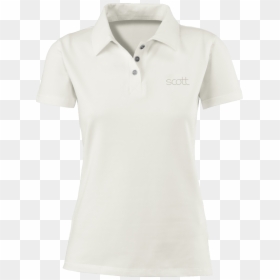 White Polo Shirt Png Image - Polo Shirt White Women Png, Transparent Png - white polo shirt png