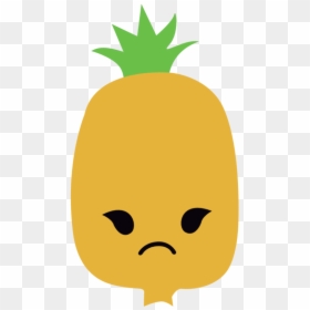Pineapple Clipart Flower - Quả Dứa Hoạt Hình, HD Png Download - pineapple png transparent