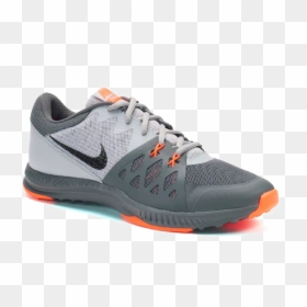 Gym Shoes Transparent Images - Nike Training Shoes Orange Grey, HD Png Download - gym shoes png