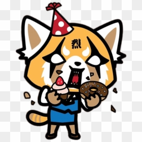 Retsuko Aggretsuko, HD Png Download - eating clipart png