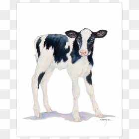 Baby Cow Wall Art"  Class= - Cow Images Png Small, Transparent Png - baby cow png