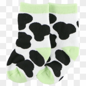 Cow Print - Sock, HD Png Download - baby cow png