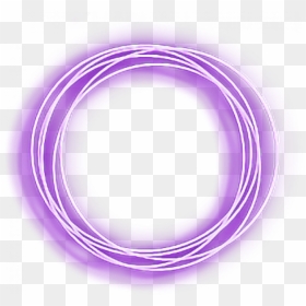 Neon O C - Purple Neon Circle Png, Transparent Png - hd png effects