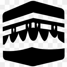 Transparent Islam Clipart - Islamic Clipart Black And White, HD Png Download - kaaba png