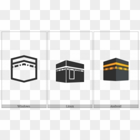 Kaaba On Various Operating Systems - Shed, HD Png Download - kaaba png