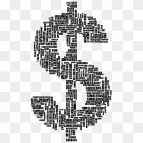 Money Euphemisms Black - Illustration, HD Png Download - scratches texture black and white png